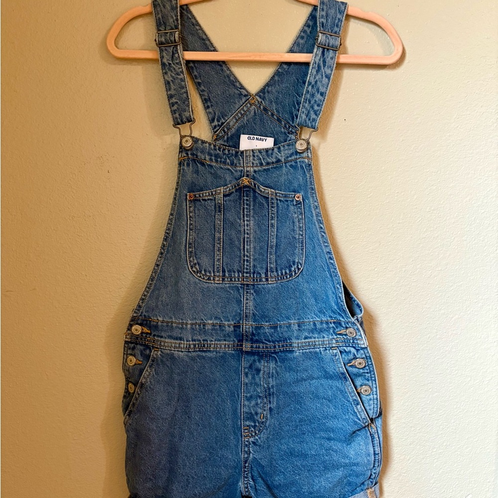 Old Navy Classic Blue Denim Overalls